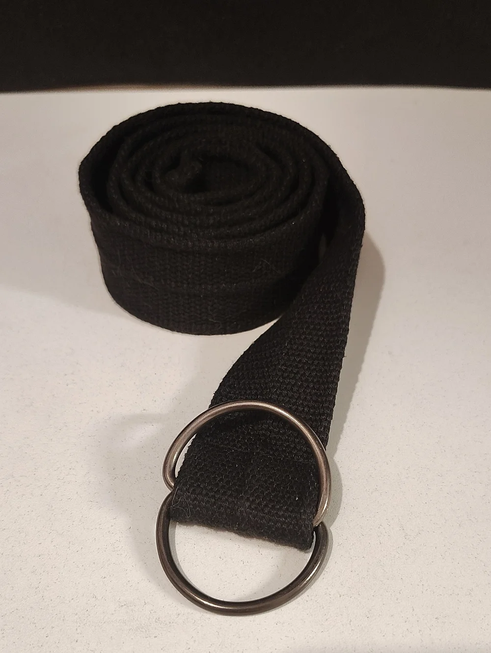 2 For $10 Canvas Men's D-ring Belt Set - Black & Tan 46